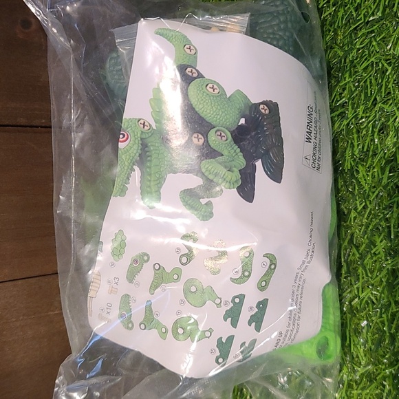 DINOSAUR building play set of 5 DINOSAUR, Age 3+, NWT, NIB 164 pcs - Picture 8 of 9